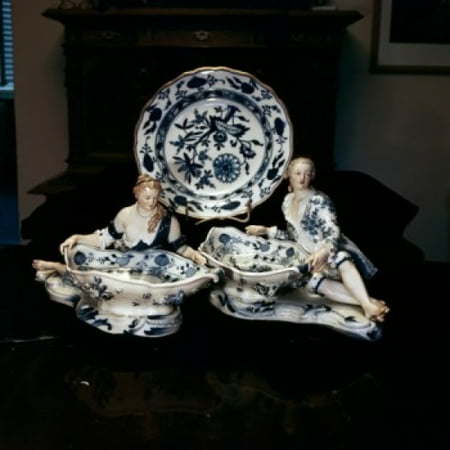 China Royal Meissen Dresden Antiques-Housewares Canvas Art - (18 x 24)