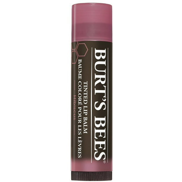 Burt's Bees Tinted Lip Balm, Hibiscus, 0.15 oz (Pack of 3) - Walmart.com