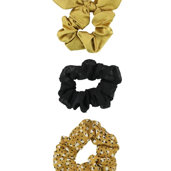 American Eagle Womens Abstract 3-Pack Hair Scrunchie, Brown