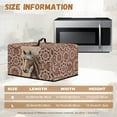 thumbnail image 5 of TSOVTHRID Boho Mandala Horse Print Microwave Dust Cover Oil-Proof Countertop Convection Oven Cover Protective Smart Oven Protector for Kitchen Decor and Accessories, 18.25"W x 14.5"D x 11"H, S, 5 of 7