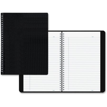 UPC: 0069775365899 | Blueline Duraflex Notebook – Letter 160 Sheets – Twin Wirebound – Ruled – 11  x 8 1/2  – Black Cover Textured – Poly Cover – Micro Perforated  Flexible Cover  Wear Resistant  Tear Resistant – Recycled