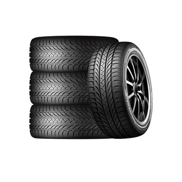 Set of 4 Goodyear Eagle LS-2 ROF 235/45R19 95H Tires Fits: 2013-19 Ford Escape Titanium, 2022-23 Jeep Compass Red
