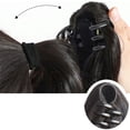 thumbnail image 4 of 12" Ponytail Extension, Short Claw Clip Ponytails Hair Extensions Curly Wavy High Temperature Resistant Synthetic Hair Ponytail Hairpieces for Women, 4 of 7