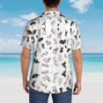 thumbnail image 6 of Bunny Party Hawaiian Shirts For Men, Summer Short-Sleeve Relaxed-Fit Button-Down Shirts Xx-Large, 6 of 9