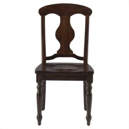 Jofran Napoleon Dining Chair In Urban Lodge Brown Set Of 2 Jofran Napoleon Dining Chair In Urban Lodge Brown Set Of 2