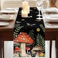 thumbnail image 3 of Table Runners 72 Inches Long Dress Scarves, Spring Mushrooms Farmhouse Kitchen/Dining Table Runner, Coffee Tablerunners, Farmhouse Pastoral Botanical Stars Rustic 14x72 Inch, 3 of 9