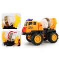 thumbnail image 3 of Children‘s Scooter Plastic Engineering Vehicle Toy Mixing Excavator Toys (Random Body Color), 3 of 10