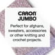 thumbnail image 2 of Hilo Caron Jumbo Ombre, 680 g, 100% acrílico, estambre, 2 of 7