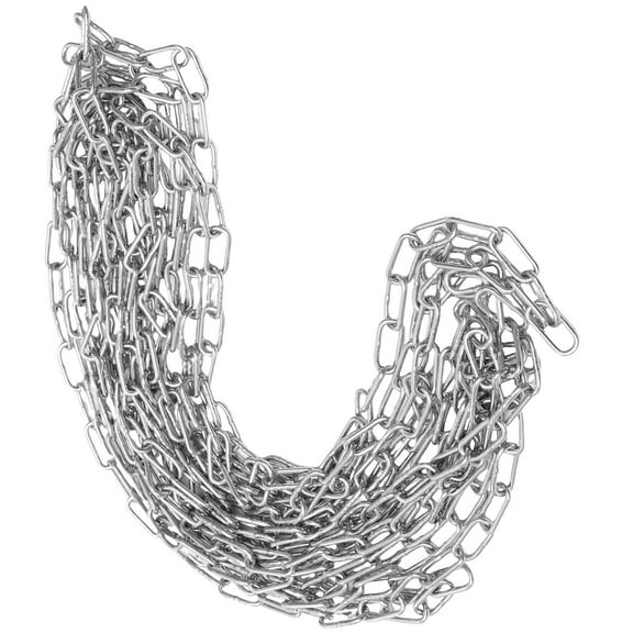 KALLORY Heavy Duty Safety Chain Link Barrier for Driveway, Garden Fence, Outdoor Security and Decorative