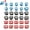 black,red,blue, variant on Numbered Pencil Toppers 1-30,Reusable Number Pencil Labels Portable Classroom Pencil Toppers for Manage Tracking and Organization Instructional Supplies(Mixed 3 colors)