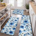 thumbnail image 2 of Pioneer Flower Floral Print Pattern Kitchen Rugs Sets Of 3,Kitchen Runner Rugs Non Skid Washable,Decorative Kitchen Floor Mats for Kitchen,Sink,Laundry,17"x30"+ 17"x47" + 17"x59", 2 of 6