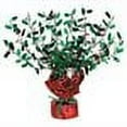 thumbnail image 2 of Holly & Berry Gleam 'N Burst Centerpiece Party Accessory (1 count) (1/Pkg), 2 of 2