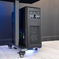 thumbnail image 2 of VIVO Black Computer Large Desktop ATX Case, CPU Rolling Stand, Adjustable Cart, 2 of 8