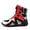 Black red, variant on Men's And Women's All-season Motorcycle Riding Boots And Motorcycle Shoes,Black red,39