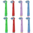 thumbnail image 1 of Child-Friendly Electric Toothbrush Heads for Oral B - 8 Pack Compatible Replacement Set, 1 of 5