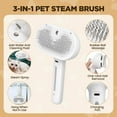 thumbnail image 3 of ABSOKE 3 in 1 Cat Steam Brush, Self-Cleaning Steam Pet Brush with Spray and Release Button,Spray Hair Removal Comb for Long Short Hair Cats & Dogs, 3 of 8
