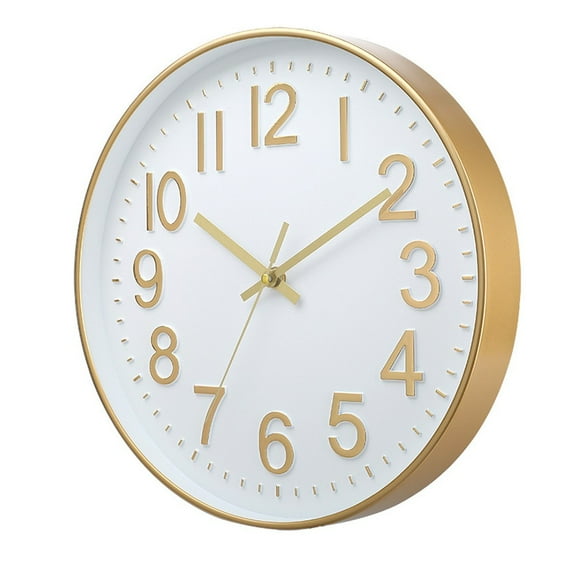 Wall Clock 30cm Silent Non Ticking Clock for Living Room Bedroom Kitchen Office