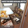 thumbnail image 5 of FOR U DESIGNS Highland Cattle Camo Pattern 2 Pcs RV Dinette Cushion Covers Stretch Sofa Furniture Protector Breathable Loveseat Sofa Chair Cover Seat Slipover for Travel Trailer Couch, 5 of 7