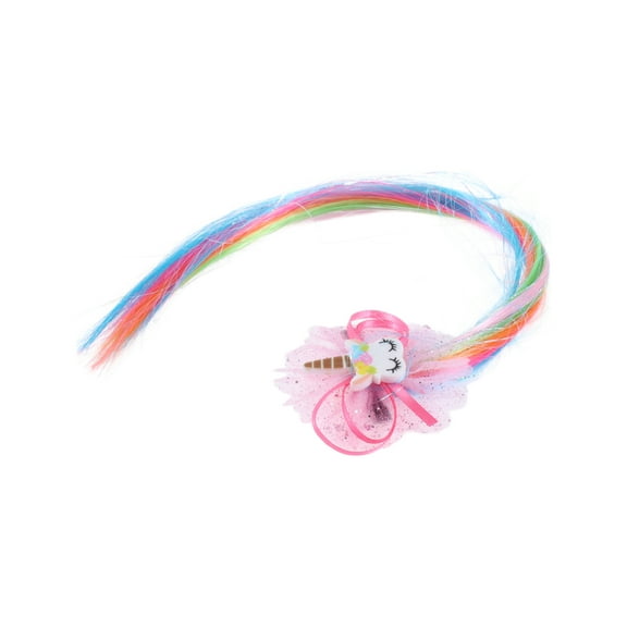 Unique Bargains 1 Pcs Fashion Lace Wig Braiding Clip for Girls Colorful