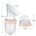 thumbnail image 2 of Extractor de Leche de Silicona Haakaa Melocotón 160 ml y Botellas, 2 of 9