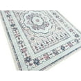 thumbnail image 3 of Light Blue Pink Medallion Traditional Vintage Oriental Area Rug, 3 of 9