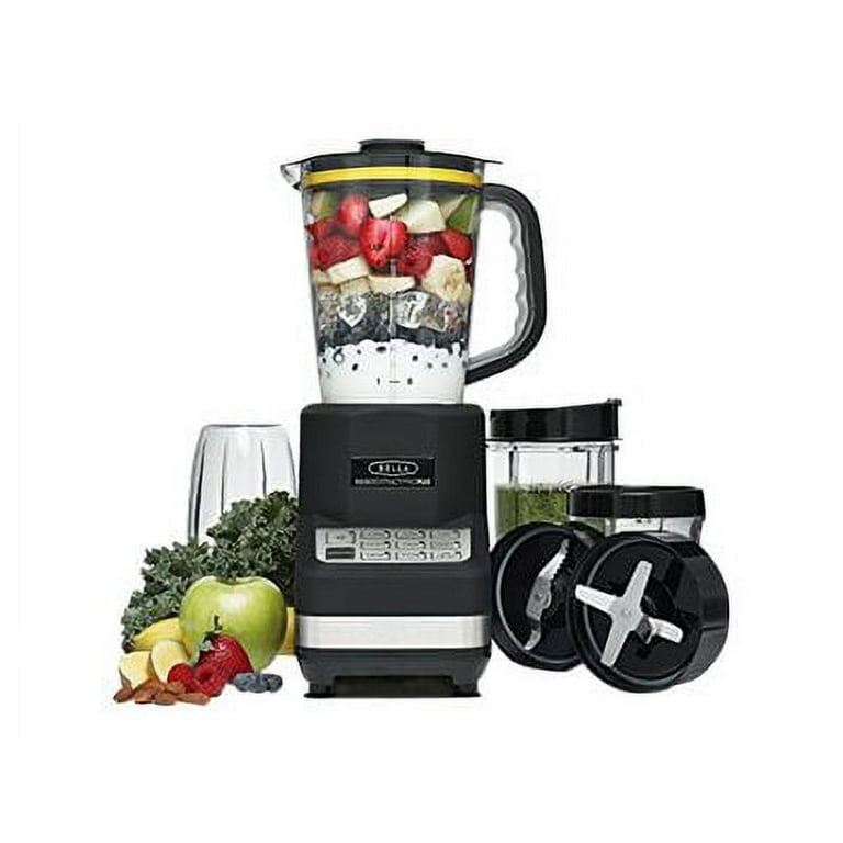  BELLA (13984) 15 Piece Rocket Extract PRO Power Blender Set,  Stainless Steel: Electric Personal Size Blenders: Home & Kitchen