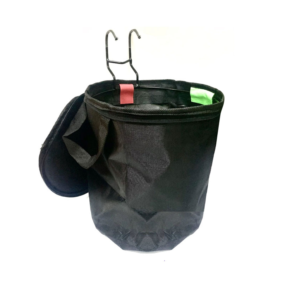 Electric Scooter Front Basket with Cover Canvas Foldable Hanging Basket