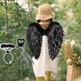 thumbnail image 1 of Alas de ángel Fernando con plumas y halo con correas elásticas para los hombros 45cmx45cm, 1 of 8