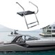 thumbnail image 1 of Escalera plegable de 2 escalones para barco, accesorio premium, antideslizante, de repuesto para escaleras de baño, escalones anchos, desmontable, de Negro, 1 of 8