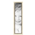 thumbnail image 2 of ArtToFrames 8" x 35" Silver with Black Lip Picture Frame, 8x35 inch Multi Wood Poster Frame (WOM-5193),  Pack, 2 of 7