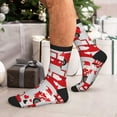 thumbnail image 7 of KLL Gnomes On The Car Print Cool Socks Men's Women's Crew Socks Funny Crazy Novelty Stockings, 7 of 7