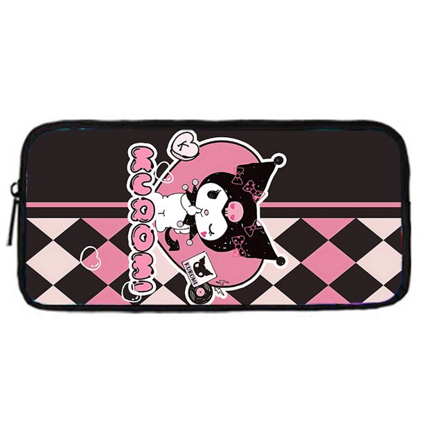 Mochila de Anime Kuromi para niños y niñas, bolso de hombro, estuche para lápices, bolsas escolares de gran capacidad, el mejor regalo
