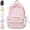 Pink, variant on Cute Lace Backpack Coquette Aesthetic Polka Dot Backpack,Yellow | Cute Polka Dot Backpack Design with Lace Trim, Bow Charm, Lightweight Multi-Pocket Laptop Backpack