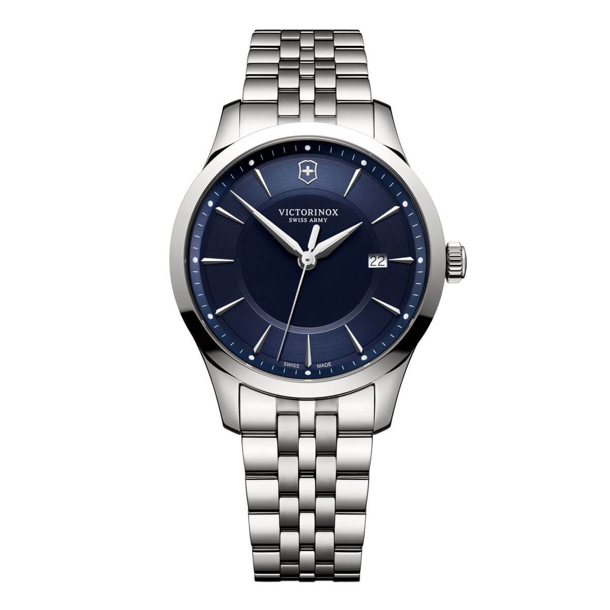 ☆n.k.d 241802 Alliance Men's Watch Silver 40mm Blue Dial - Walmart.com