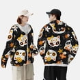 thumbnail image 4 of Balery Cat Skulls and Flowers Sudadera ligera de manga larga con capucha y protección solar UPF 50+ para hombre y mujer, ideal para pesca y running-Large, 4 of 7
