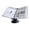 White, variant on HannLk Desk Reference Organizers with Base for Laboratory Document Display Stand