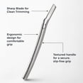 thumbnail image 6 of ZOMCHI Eyebrow Razor, Face Razors for Women&Men, Eyebrow Trimmer Shaper with Precision Cover,Facial Shaver with 6 Blades Silver, 6 of 9