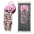 thumbnail image 3 of "2pcs Flores Artificial Wisteria Decoración Boda Hogar Fiesta Malubero, Rosa ", 3 of 5