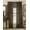Brown, variant on 3 Piece Sheer Window Curtain Set - 2 Sheer Curtain + Scarf - Over 20 Colors!
