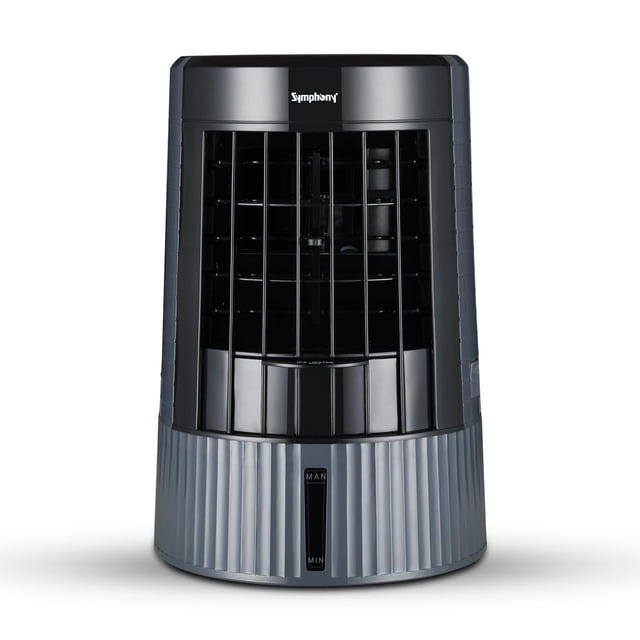 Symphony | Duet Mini Enfriador Evaporativo de mesa y portatil | Ventilador de aire acondicionado | mini ventilador | Panel de control tactil | Filtro Alta Eficiencia | 3 velocidades