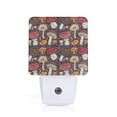 thumbnail image 1 of Fotbe Forest Wild Mushroom Luz Nocturna LED, Luz de Noche con Sensor de Luz Natural de Anochecer a Amanecer, Se Enchufa a la Pared, Blanco Cálido 0.5W-UK, 1 of 7