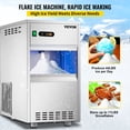 thumbnail image 2 of Máquina comercial de hielo VEVOR  55 lbs/24h Máquina automática de hielo para restaurante Bar cafetería, 2 of 9