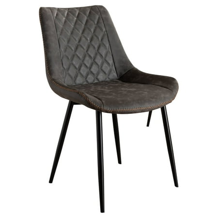 UPC 193271082636 product image for Set of 2 Baxton Studio Loire Grey and Brown Upholstered Dining Chairs | upcitemdb.com