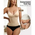 thumbnail image 5 of USEASY Shapewear Tank Tops with Bulit in Bra for Women Tummy Control Seamless Slimming Compression Tank Camisole, 5 of 7