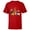 Red, variant on Disney and Pixar’s Cars Mater and McQueen Jolly Holiday - Short Sleeve T-Shirt for Kids – Customized-White