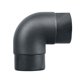 thumbnail image 1 of Riwesomey Tubo de conducción negro Resistencia a altas temperaturas y larga vida útil para conector de salida de codo de ventilación de aire Type3, 1 of 6