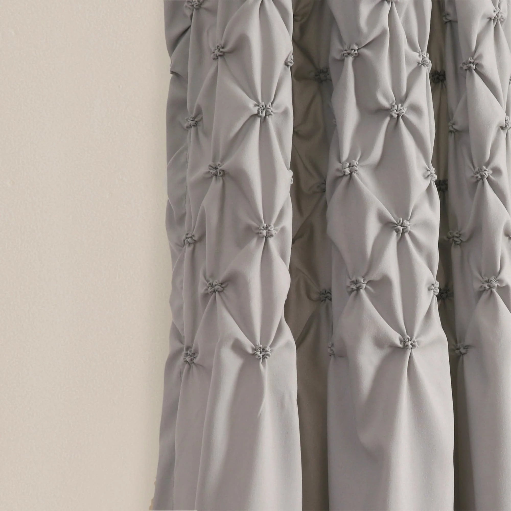 Lush Decor Bayview Window Curtain Panels White 54X63+2 Set