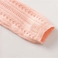 thumbnail image 5 of Sentuca Girls Cardigan Sweaters Size 2-3Y Knitted Openwork Long Sleeve Cardigan Lightweight Button-up Solid Color Casual Comfortable Toddlers Sweater Coats Beige, 5 of 7