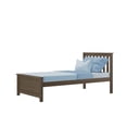 thumbnail image 3 of Max & Lily Twin Bed Frame with Headboard, Solid Wood Platform Bed for Kids, Clay, 3 of 11