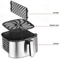 thumbnail image 5 of Chefman Turbofry Air Fryer with Basket Divider, 8 Qt Capacity - Stainless Steel, New, 5 of 10